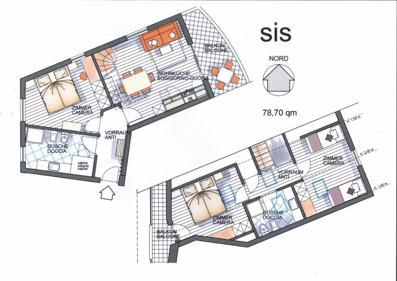 Apartment Sis Residence Bun Ste Al Plan di Mareo Buitenkant foto